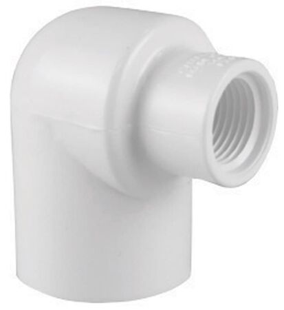 Charlotte Pipe 1 in. Slip X 1/2 in. D FPT PVC Elbow 1 pk