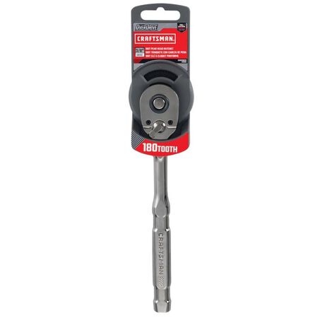 Craftsman OVERDRIVE 3/8 in. drive Pear Head Ratchet 180 teeth