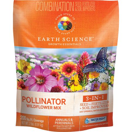 Earth Science Growth Essentials Pollinator Annuals and Perennials Plant Fertilizer 2 lb