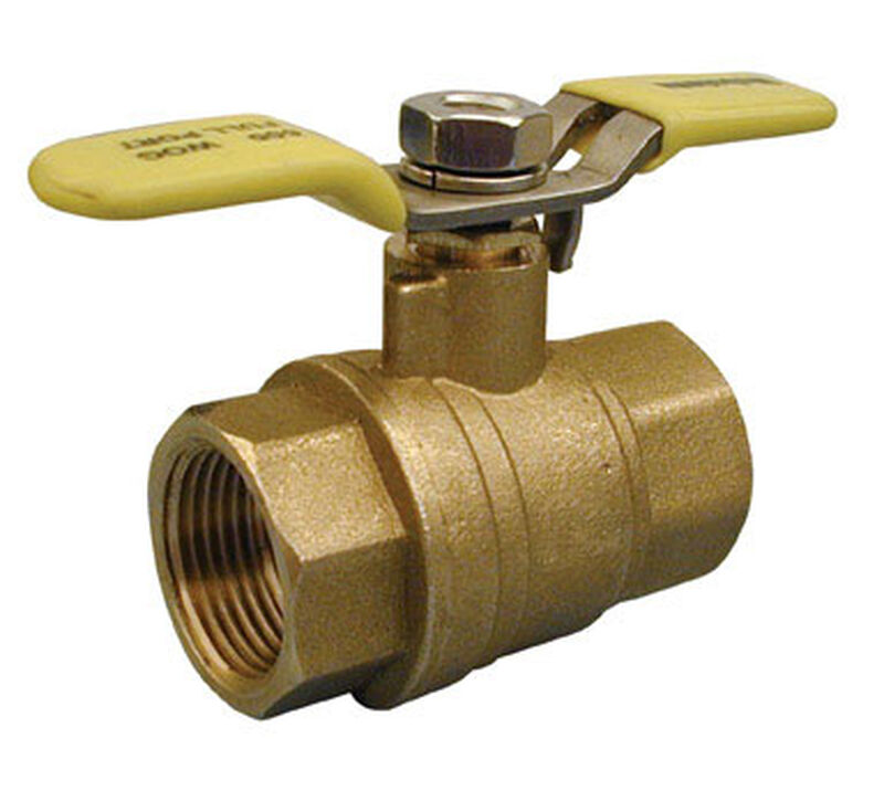 Mueller Ball Valve 3/4 in. FPT Brass Packing Gland Stine Home + Yard