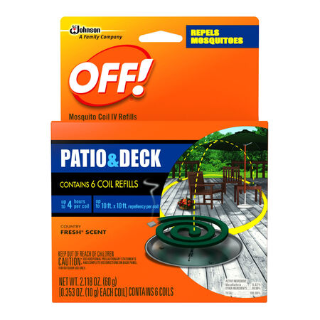 OFF! Insect Repellent Refill Coil For Mosquitoes 2.118 oz