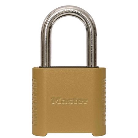 Master Lock 2 in. W Hardened Steel Resettable Combination Combination Padlock