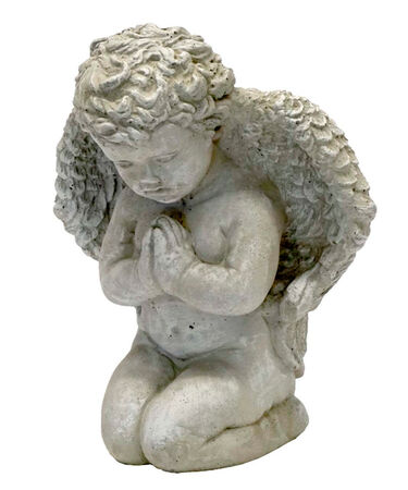 Statue Praying Angel Med