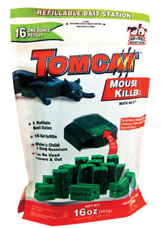 Tomcat Refillable Bait Station For Mice