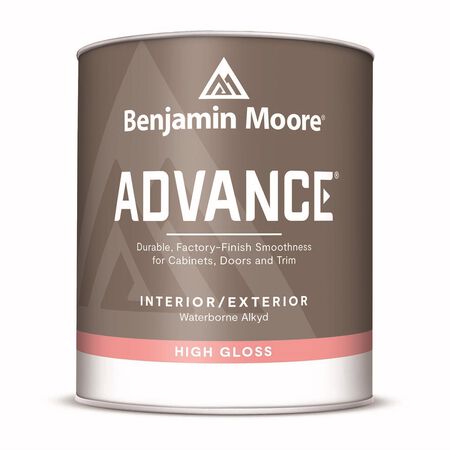 Benjamin Moore Advance High-Gloss White Paint Exterior and Interior 1 qt