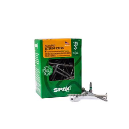 SPAX Multi-Material No. 10 in. x 3 in. L T-20+ Wafer Head Serrated Construction Screws