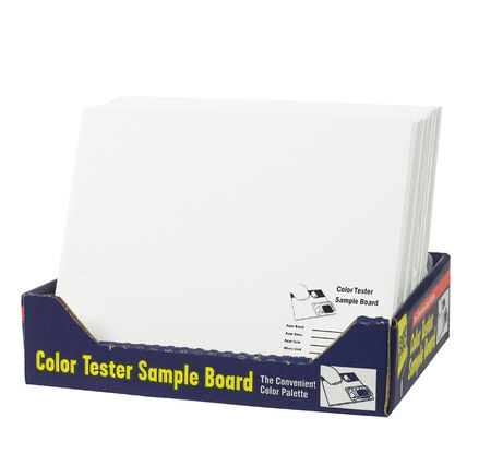 Foam Pro 10 in. W X 12 in. L White Foam Core Color Test Sample Board