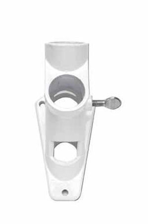 Valley Forge 10 in. L White Aluminum Flag Pole Bracket