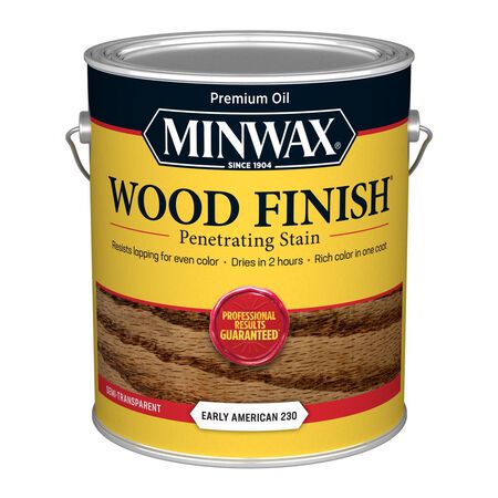 Minwax Wood Finish Semi-Transparent Early American Oil-Based Penetrating Wood Stain 1 gal