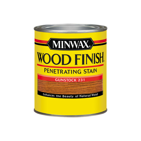 Minwax Wood Finish Semi-Transparent Gunstock Oil-Based Penetrating Wood Stain 1 qt