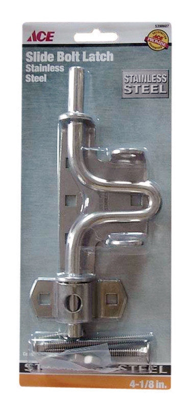Ace Slide Bolt Latch Corrosion Resistant Stainless Steel ACQ Lumber Compatible | Stine Home ...
