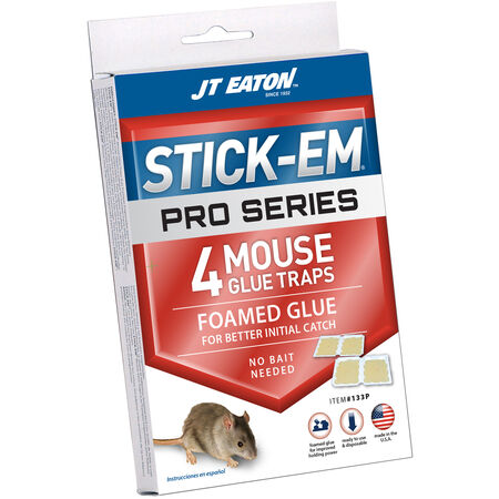 JT Eaton Stick-Em Pro Series Small Glue Trap For Mice 4 pk