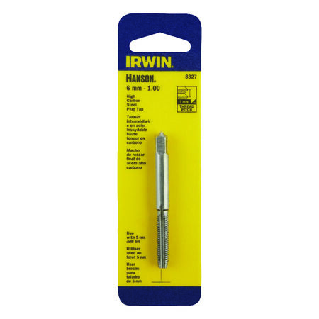 Irwin Hanson High Carbon Steel Metric Plug Tap 6 - 1.00 mm 1 pc