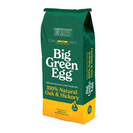 Big Green Egg All Natural Hickory and Oak Lump Charcoal 17.6 lb