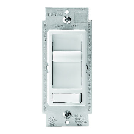 Leviton SureSlide 600 watts Three-Way Dimmer Switch White