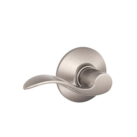 Schlage Accent Satin Nickel Passage Lever 1-3/4 in.