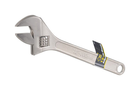 Steel Grip Adjustable Wrench 12 in. L 1 pc