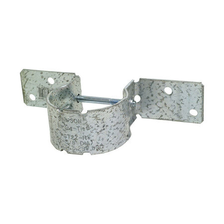 Simpson Strong-Tie Galvanized Steel Pipe Grip Tie 12 Ga.