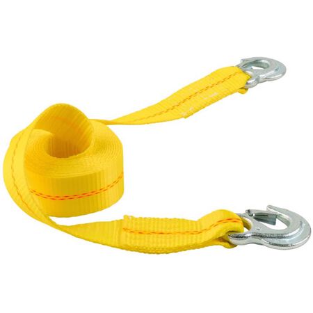 Keeper 2 in. W X 15 ft. L Yellow Tow Strap 5000 lb 1 pk