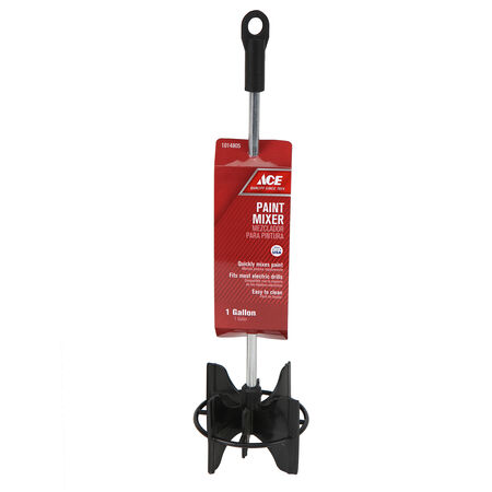 Ace 3 in. W X 9.5 in. L Paint Mixer For Pint through 5 Gallon