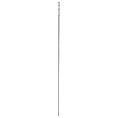 Milwaukee 1/8 in. X 12 in. L Aircraft Length Drill Bit 3-Flat Shank 1 pc