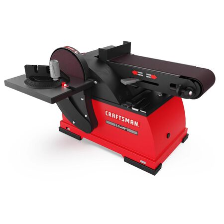 Craftsman 5 amps 4 in. W X 36 in. L Corded Bench Top Belt and Disc Sander
