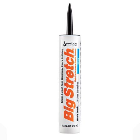 Sashco Big Stretch Black Elastomeric Acrylic Latex Door/Siding/ Window Caulk Sealant 10.5 oz.