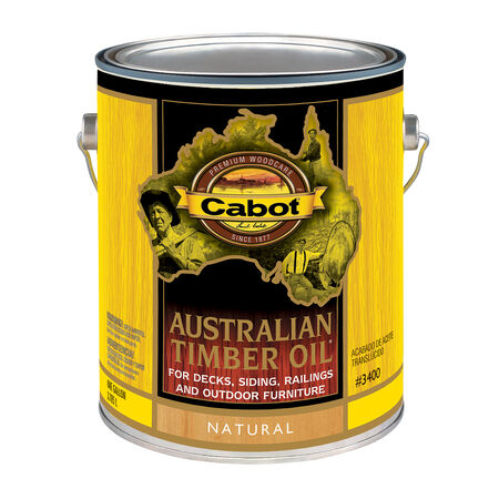 Cabot Transparent Natural Oil-Based Penetrating Oil Australian Timber Oil 1 gal.