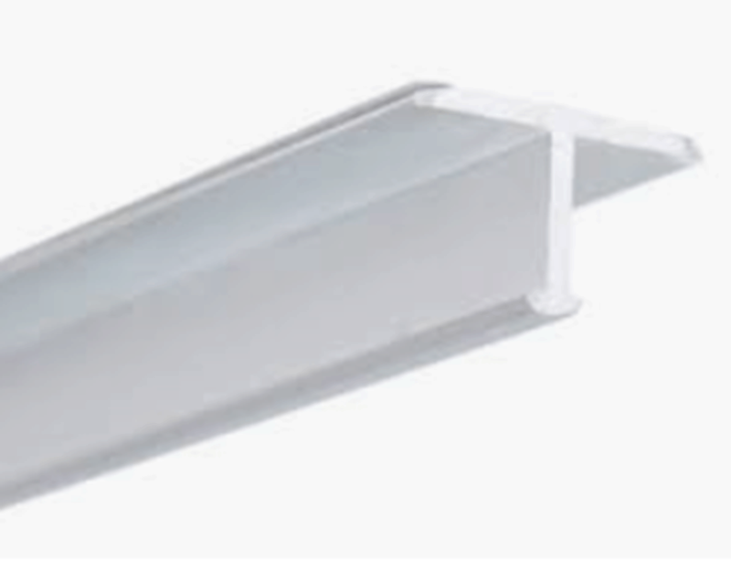Satin Anodized 9 16 In X 98 5 In Aluminum T Shaped Tile Edging