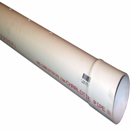 Charlotte Pipe PVC Sewer Main 3 in. D X 10 ft. L Bell 0 psi
