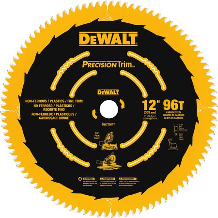 12" 96T Ultra-Smooth Crosscutting Saw Blade