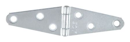 Ace Steel Light Duty Strap Hinge 2 in. L Zinc