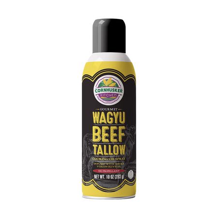 Cornhusker Kitchen Wagyu Beef Tallow Cooking Oil Spray 10 oz Canister
