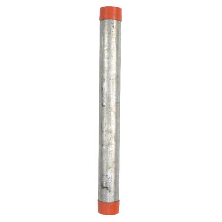 B&K Mueller 1-1/2 in. D X 18 in. L Galvanized Steel Pre-Cut Pipe