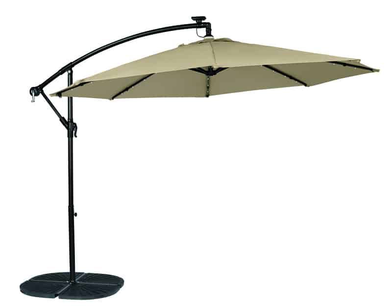 Living Accents 10 Ft Tiltable Tan Offset Patio Umbrella Stine Home Yard The Family You Can Build Around