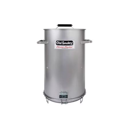Old Smokey Products Wood Chips Bullet Smoker Silver