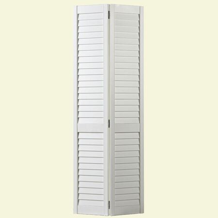 Full Louver Interior Closet Bi-fold Door - 36 in x 80 in 