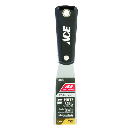 Ace 1-1/2 in. W High-Carbon Steel Stiff Putty Knife