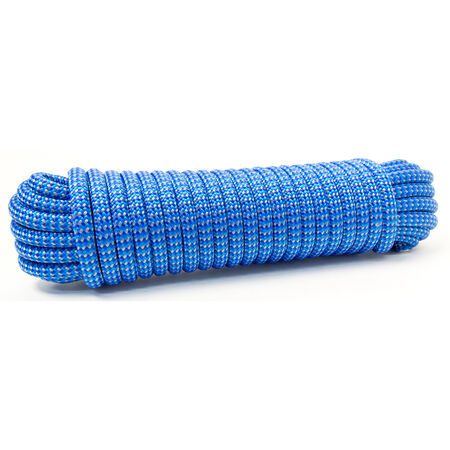 Ace 1/2 in. Dia. x 50 ft. L Blue Diamond Braided Poly Rope