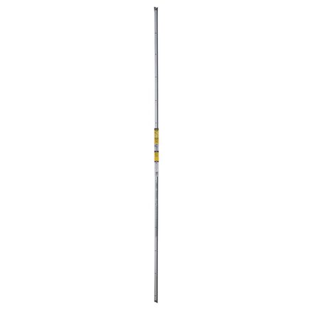 M-D Silver Aluminum/Vinyl Weatherstrip For Door Jambs 1 in. L X 0.25 in.
