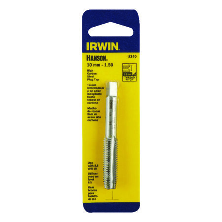 Irwin Hanson High Carbon Steel Metric Plug Tap 10 - 1.50 mm 1 pc