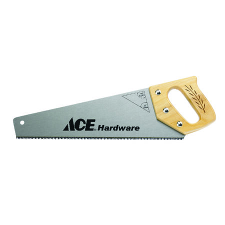 Ace 15 in. Steel Hand Saw 9 TPI