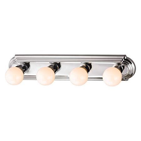 Boston Harbor Vanity 4 Light Chrome Fixture