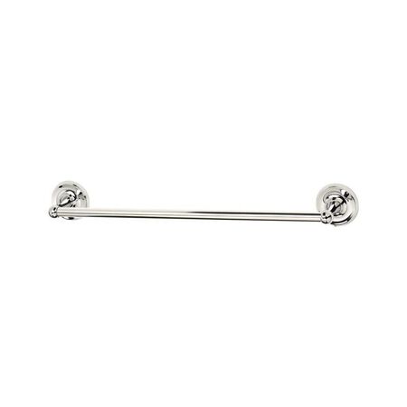 OakBrook Polish Chrome Towel Bar 18 in. L Zinc