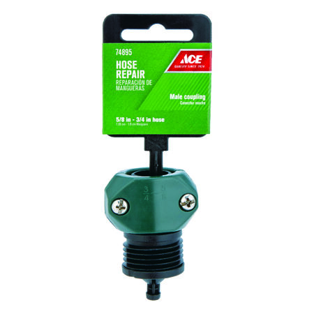 Ace 5/8 & 3/4 in. Nylon/ABS Threaded Male Hose Mender Clamp