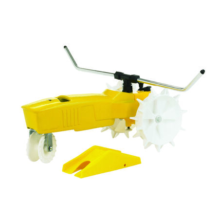 Nelson Rain Train Cast Iron Wheeled Base Traveling Sprinkler 13500 sq ft 1 pk