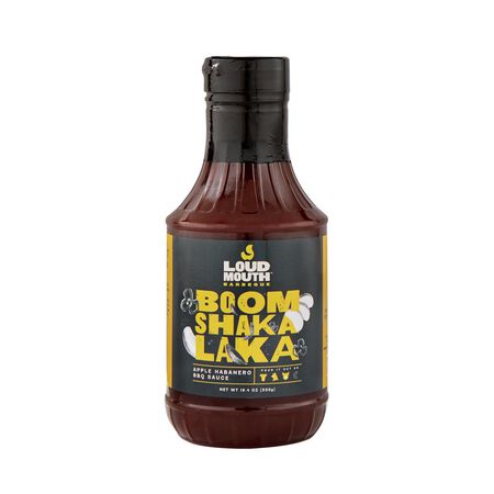 Loud Mouth BOOM SHAKA LAKA Apple Habenero BBQ Sauce 19.4 oz