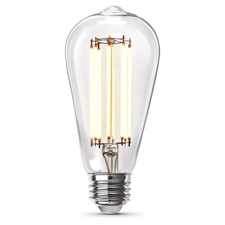 Feit ST19 E26 (Medium) Filament LED Bulb Adjustable White 60 Watt Equivalence 2 Pack