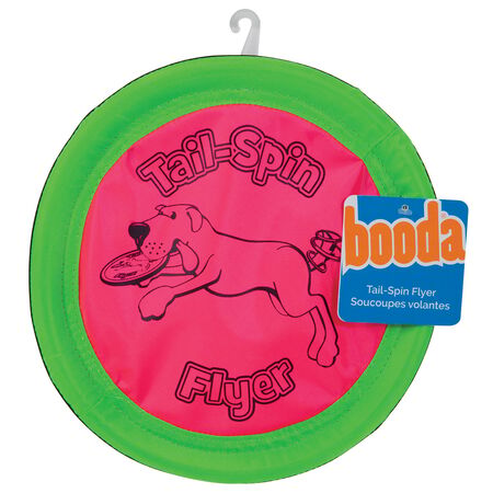 Booda Multicolored Fabric Flying Disc Dog Toy Medium 1 pk