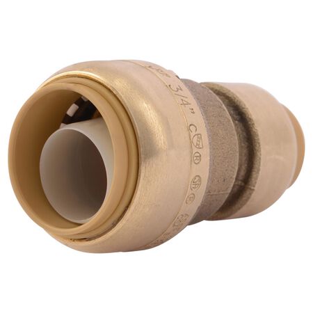 SharkBite Push to Connect 3/4 in. PTC X 1/2 in. D PTC Brass Reducing Coupling